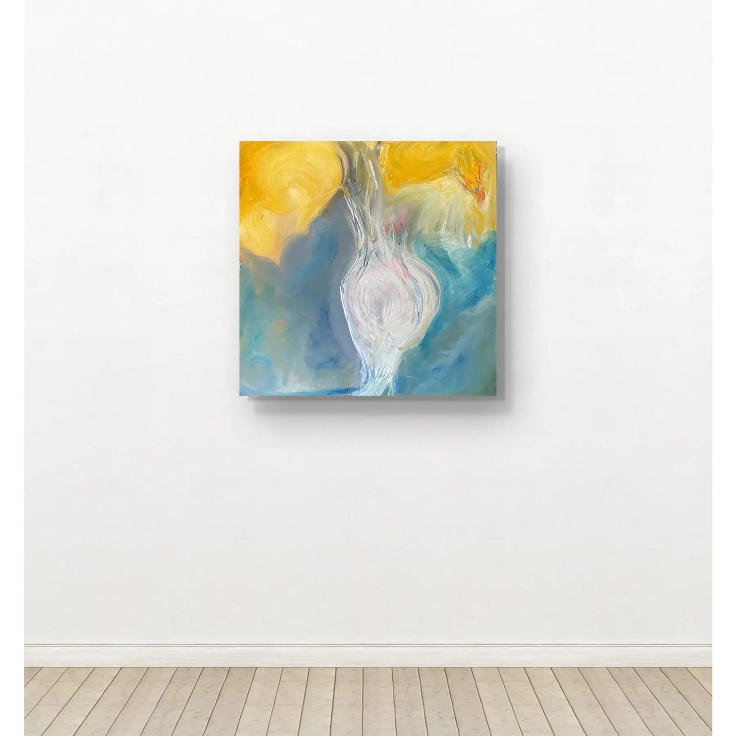 Matthew Izzo Oil Painting on Canvas, Titled Bloom 20” X 20”
