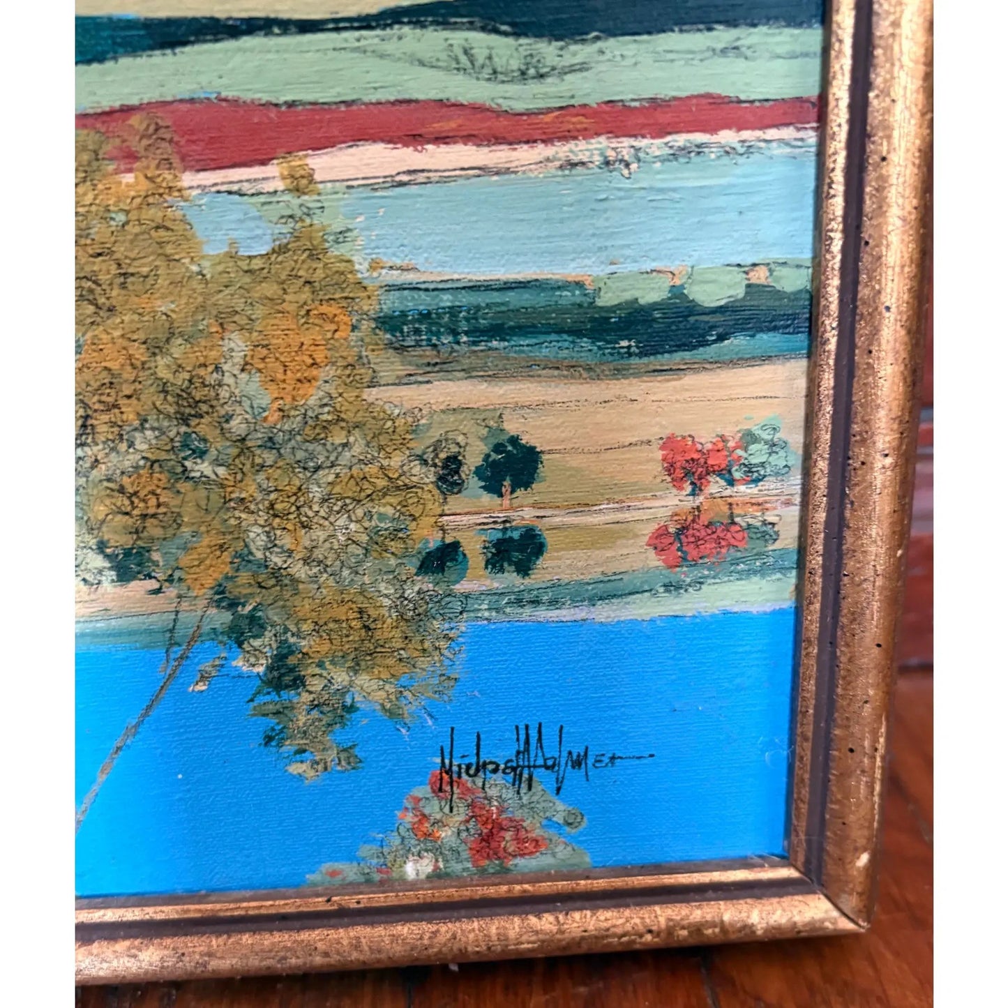Michael Palmer Acrylic Painting on Canvas Titled Gold Miners of the Neiblung