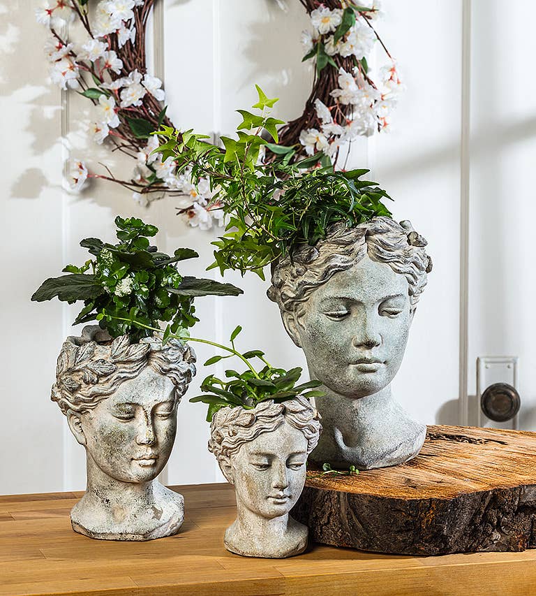 Abbott - Women Head Planter: Small (8.5"H)