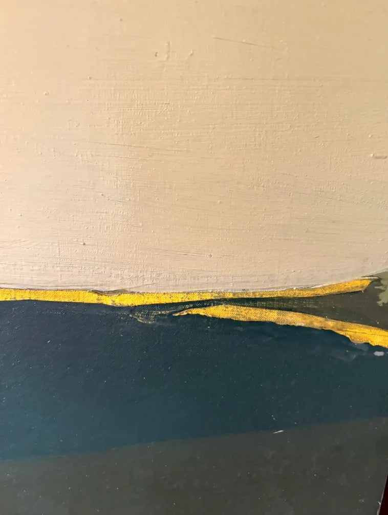 Barbara Beck 1966 Abstract Oil Painting on Canvas