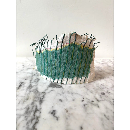 Barbara Beck Free Form Hand Shaped Handmade Paper Sculpture
