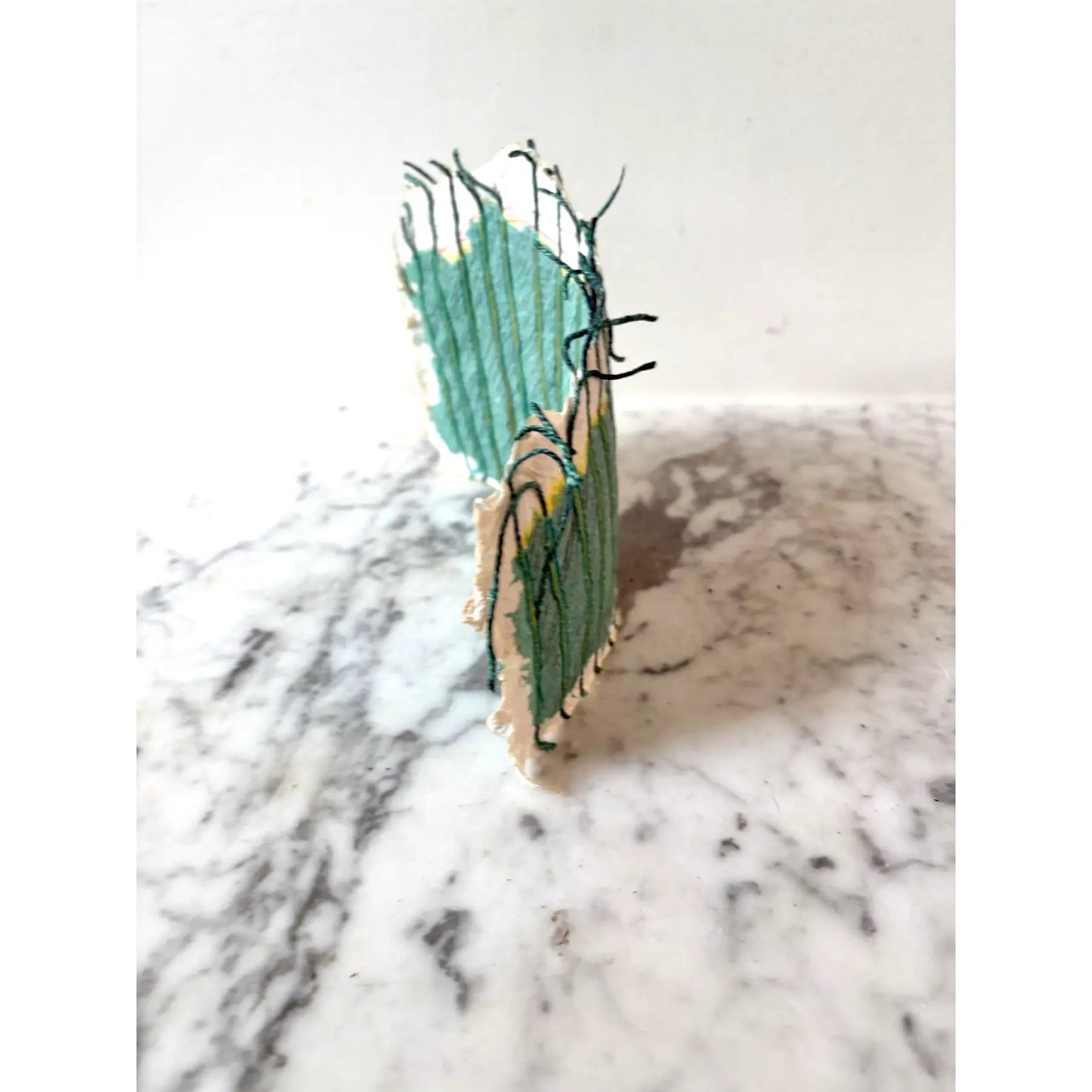 Barbara Beck Free Form Hand Shaped Handmade Paper Sculpture
