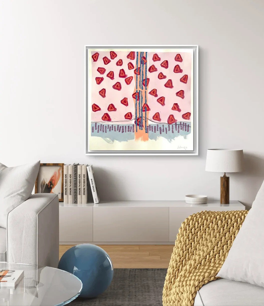 Barbara Beck 2007 Pintura de Acuarela Abstracta sobre Papel