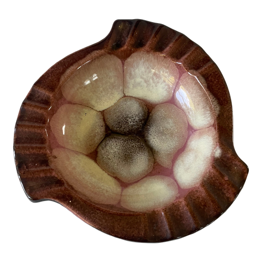 West German Glazed Pottery Ashtray