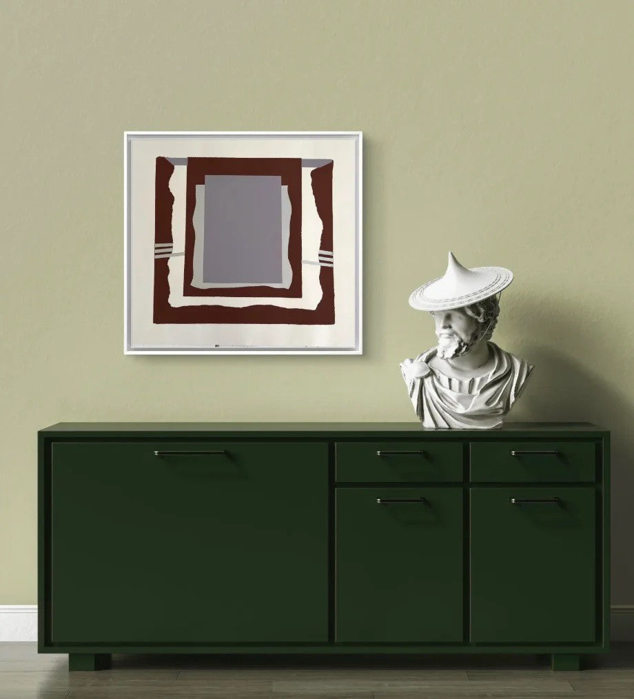 Barbara Beck Mid Century Modern Screen Print on Paper