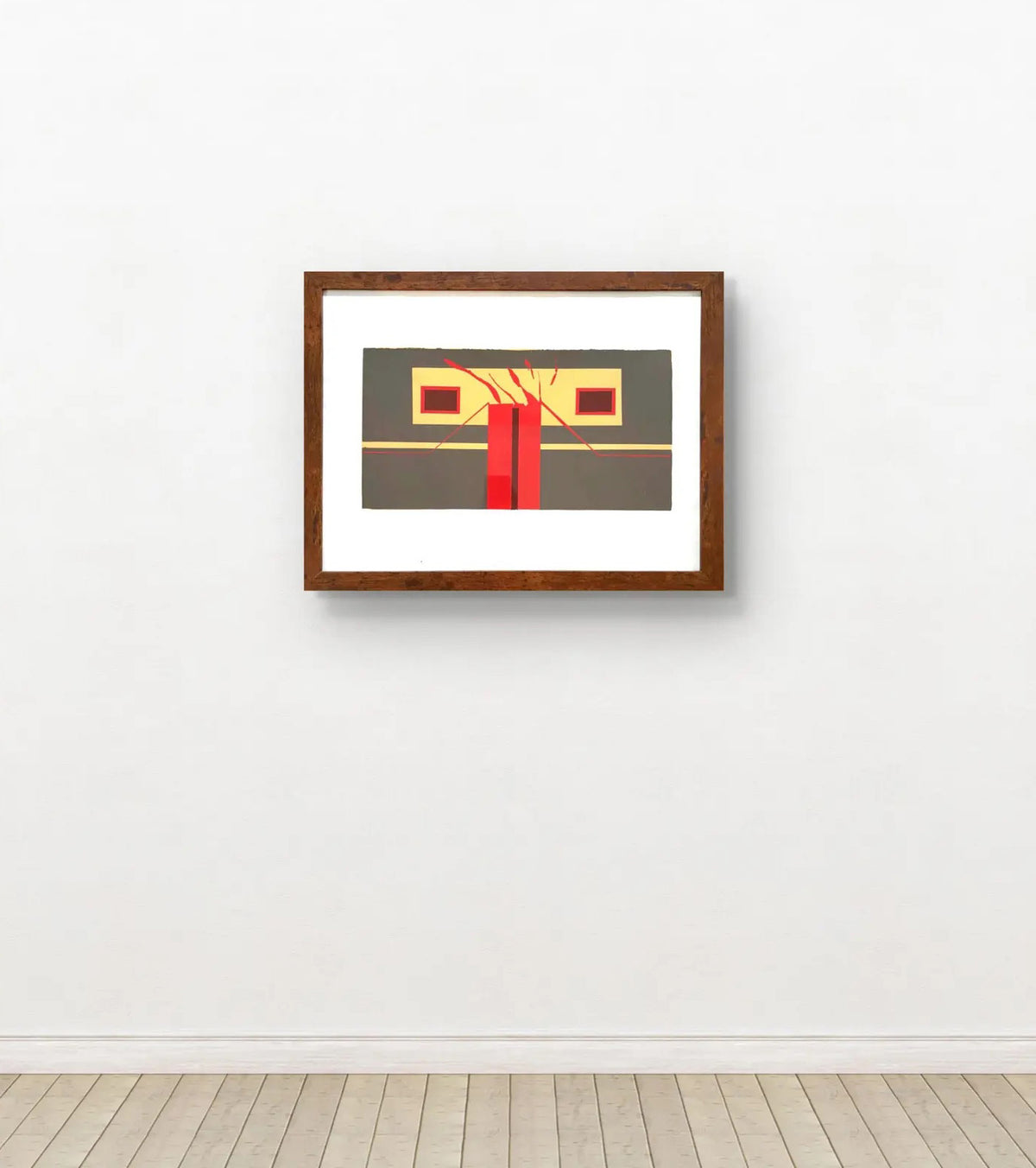 Barbara Beck 1971 Screenprint, 26 x 20 Inches, Framed, Unsigned