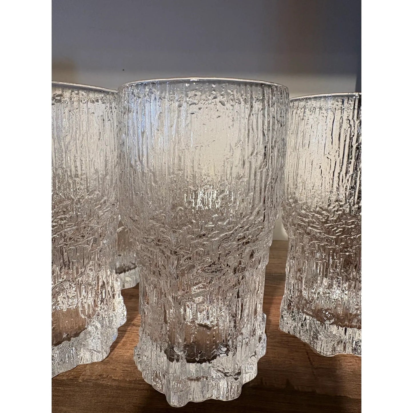 Mid-Century Finnish Aslak Glasses by Tapio Wirkkala for Iittala. Set of 6