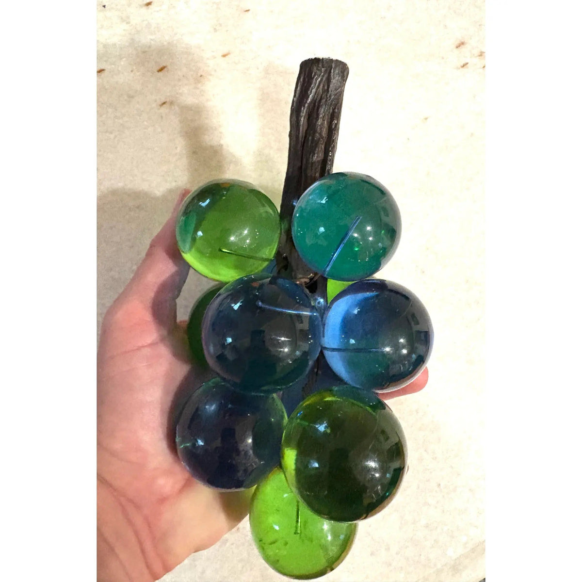 Mid Century Modern Lucite Grape Cluster