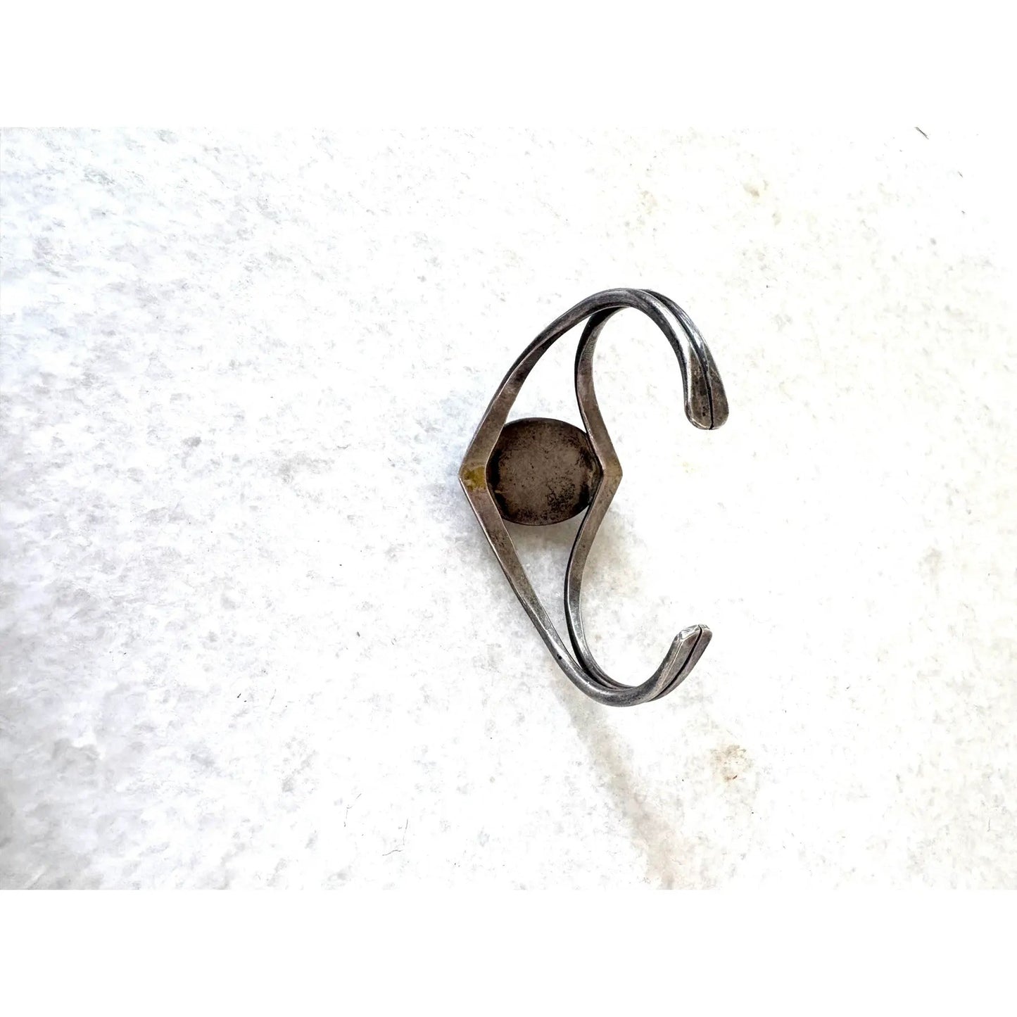 Sterling Silver and Onyx Cuff Bracelet