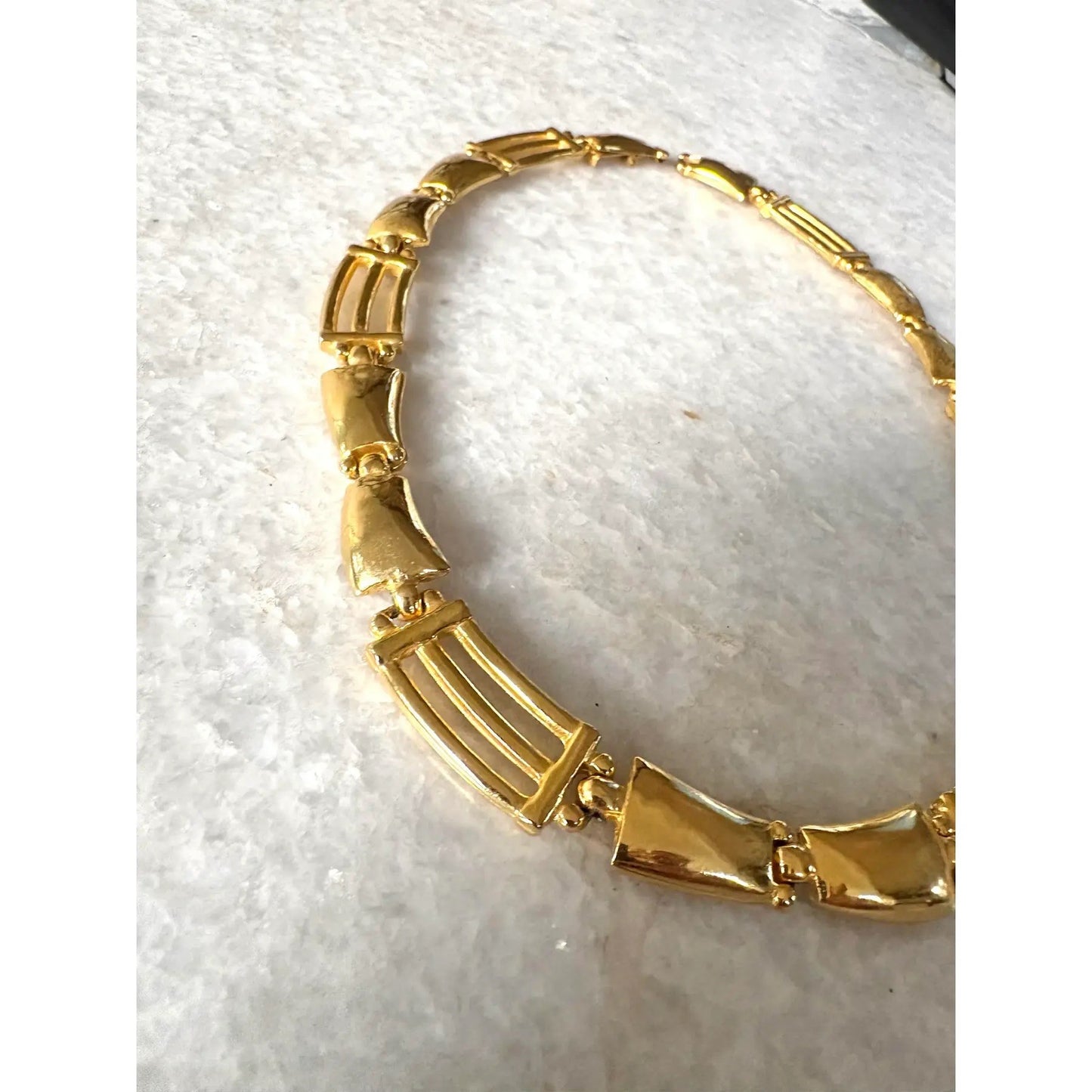 Vintage Goldtone Collar Necklace