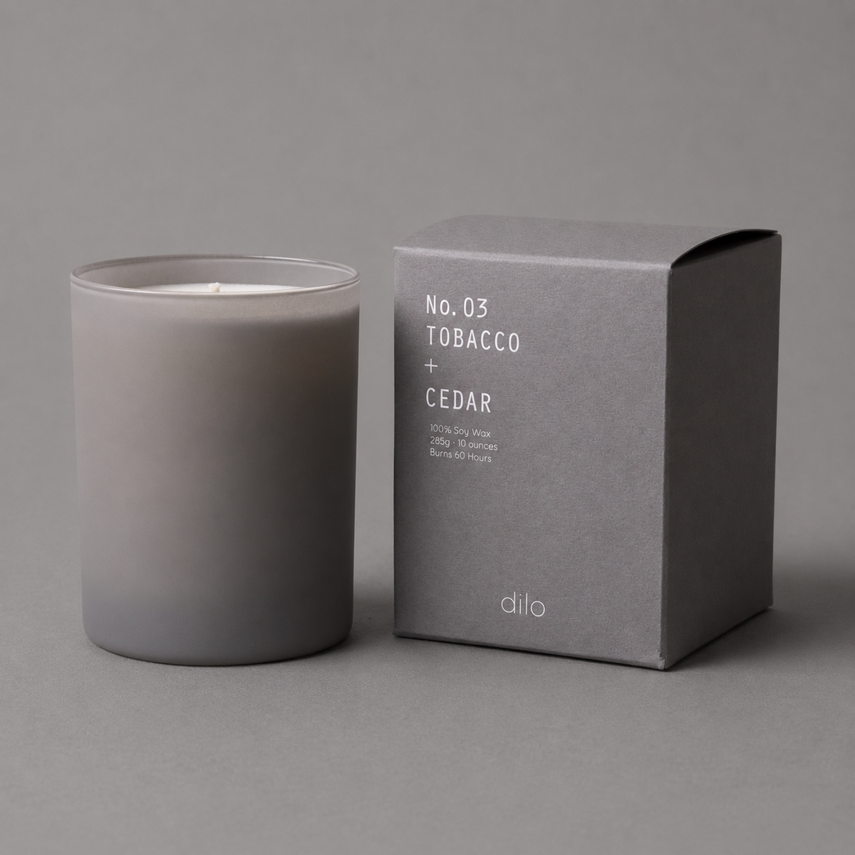 dilo - No. 03 Tobacco + Cedar Candle