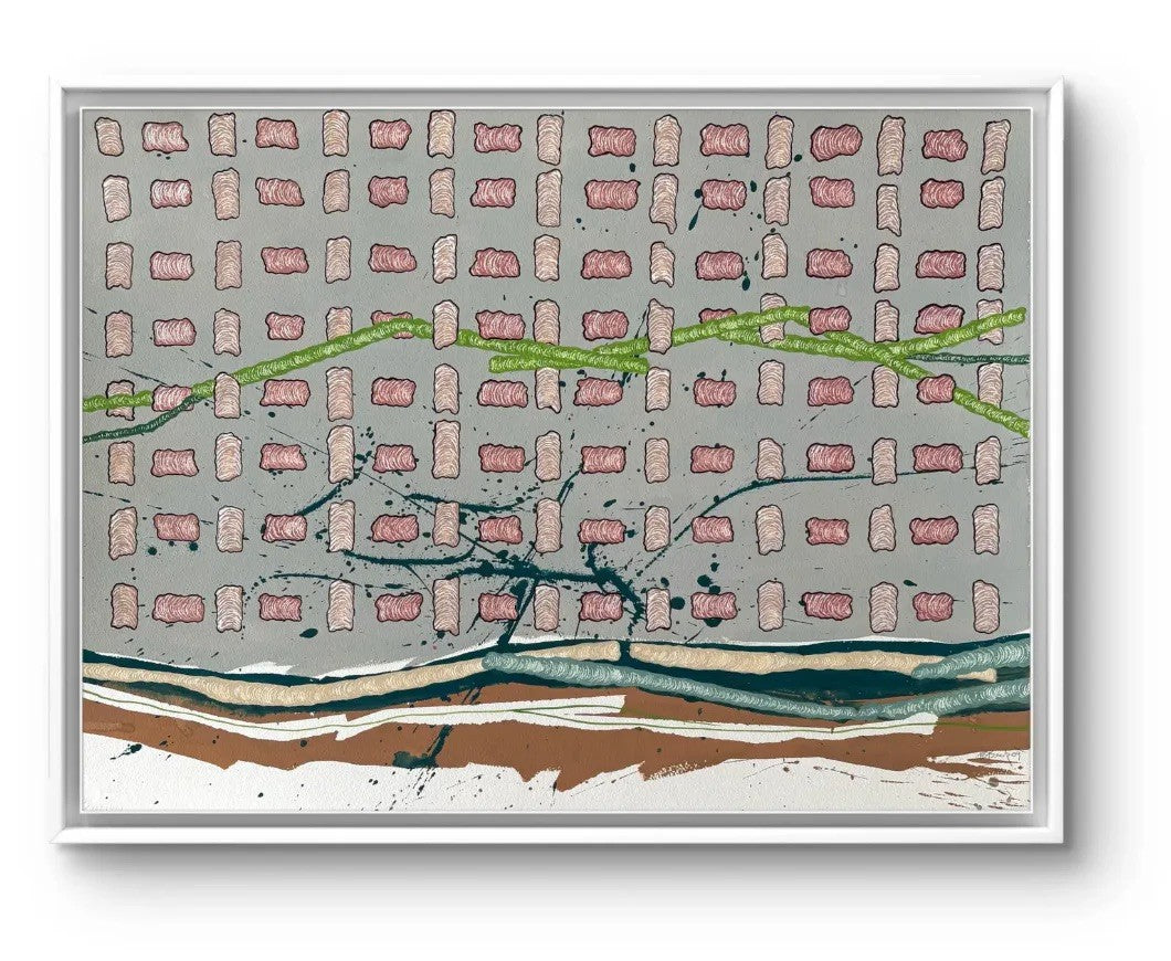 Barbara Beck 2009 Pintura abstracta en acuarela sobre papel