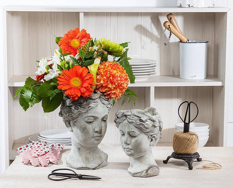 Abbott - Women Head Planter: Small (8.5"H)