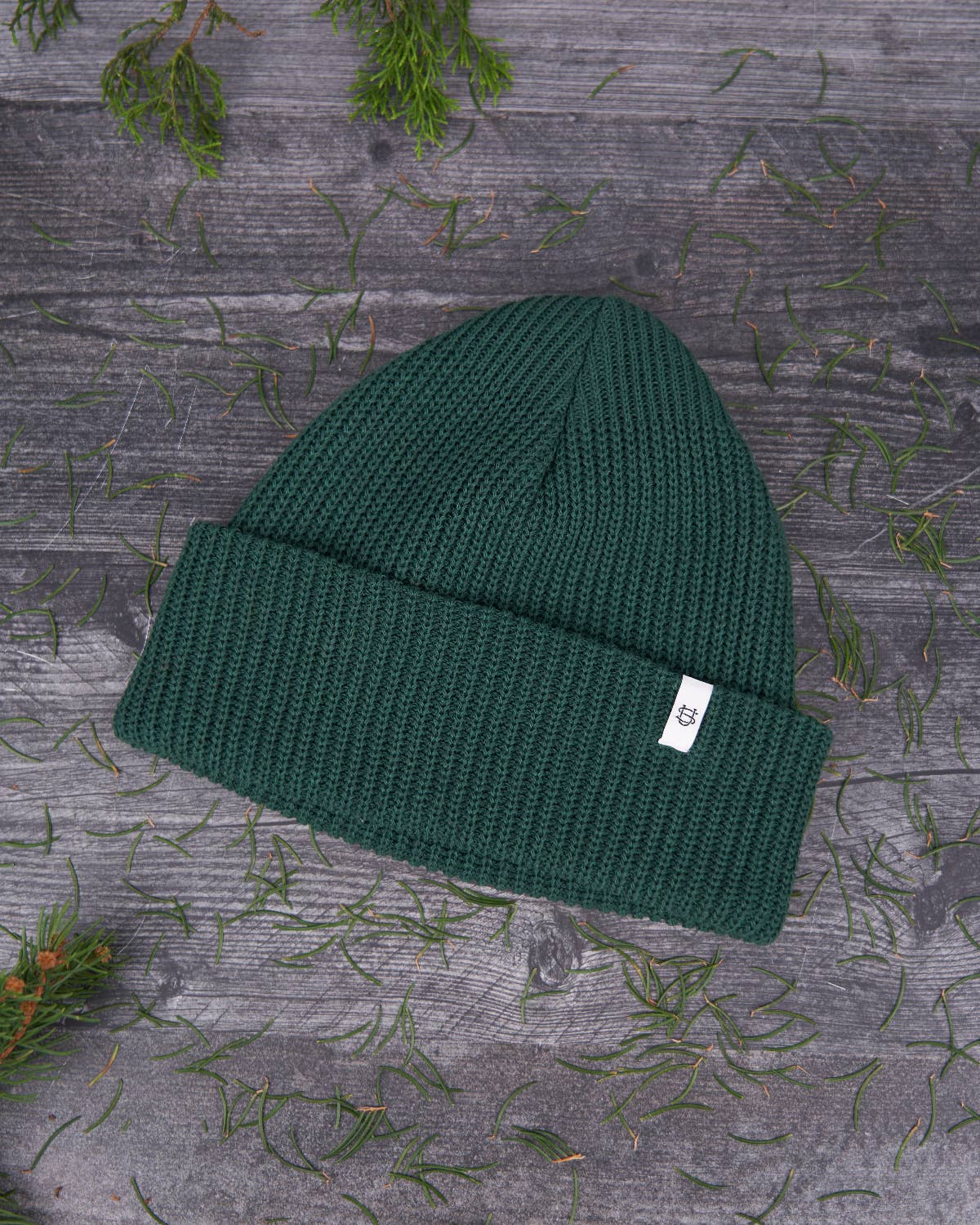 Upstate Stock - Gorro Verde Adirondack de Algodón Reciclado