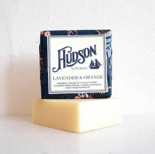 Hudson Naturals - Jabón de lavanda y naranja dulce