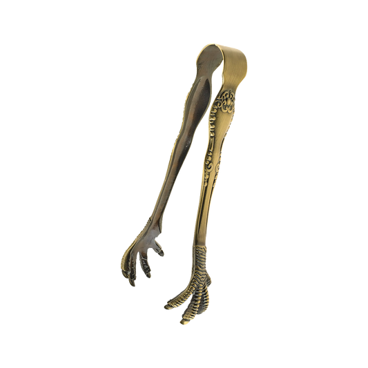 Barfly Talon Ice Tong, latón envejecido