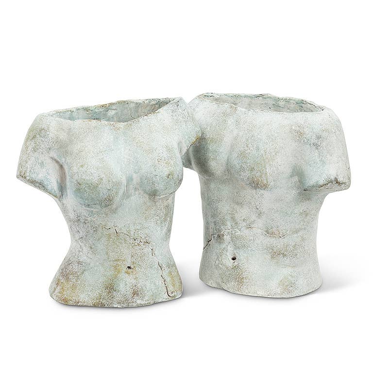 Abbott - Male Torso Planter-9"H-432