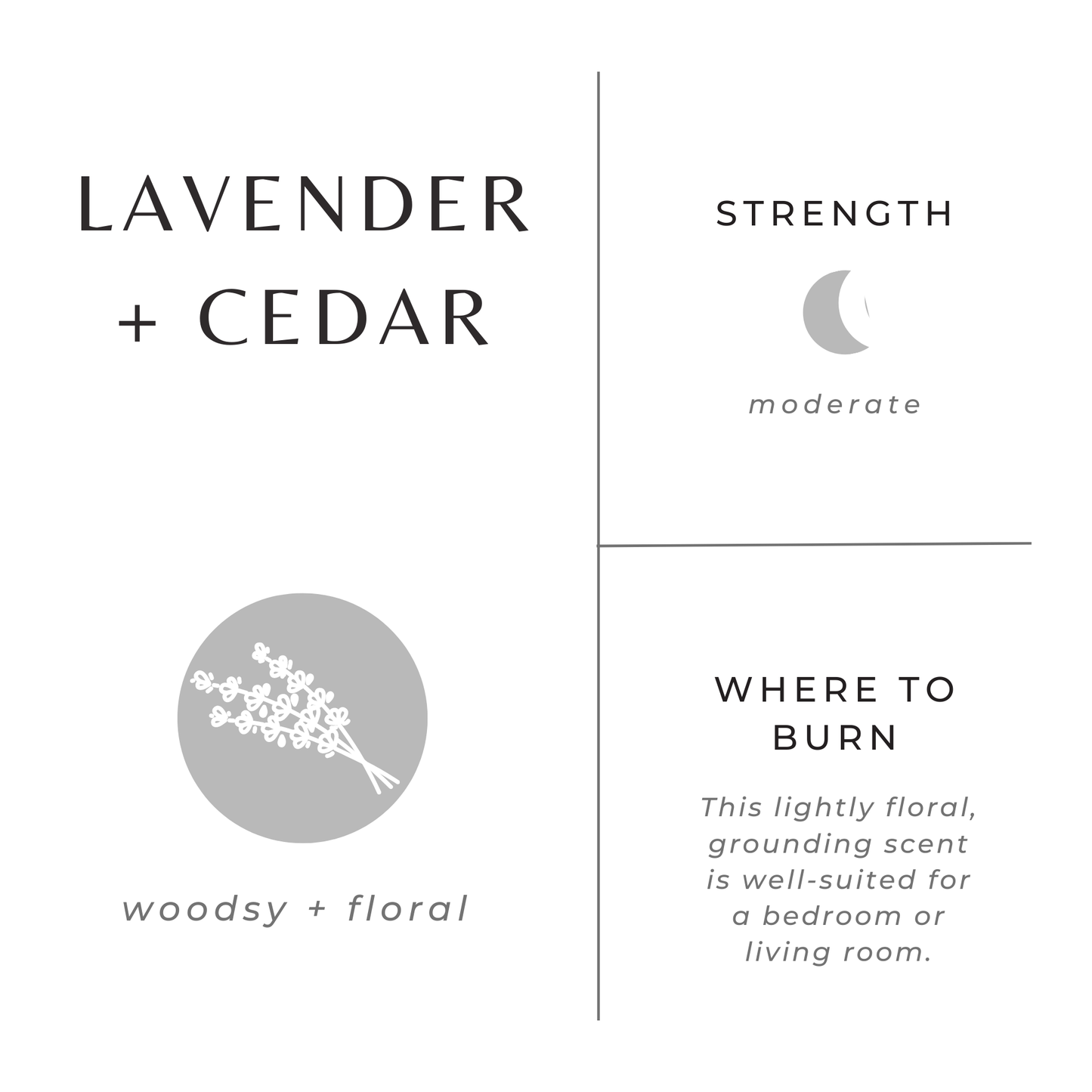 Slow North - Lavender + Cedar Candle - 100% Essential Oils