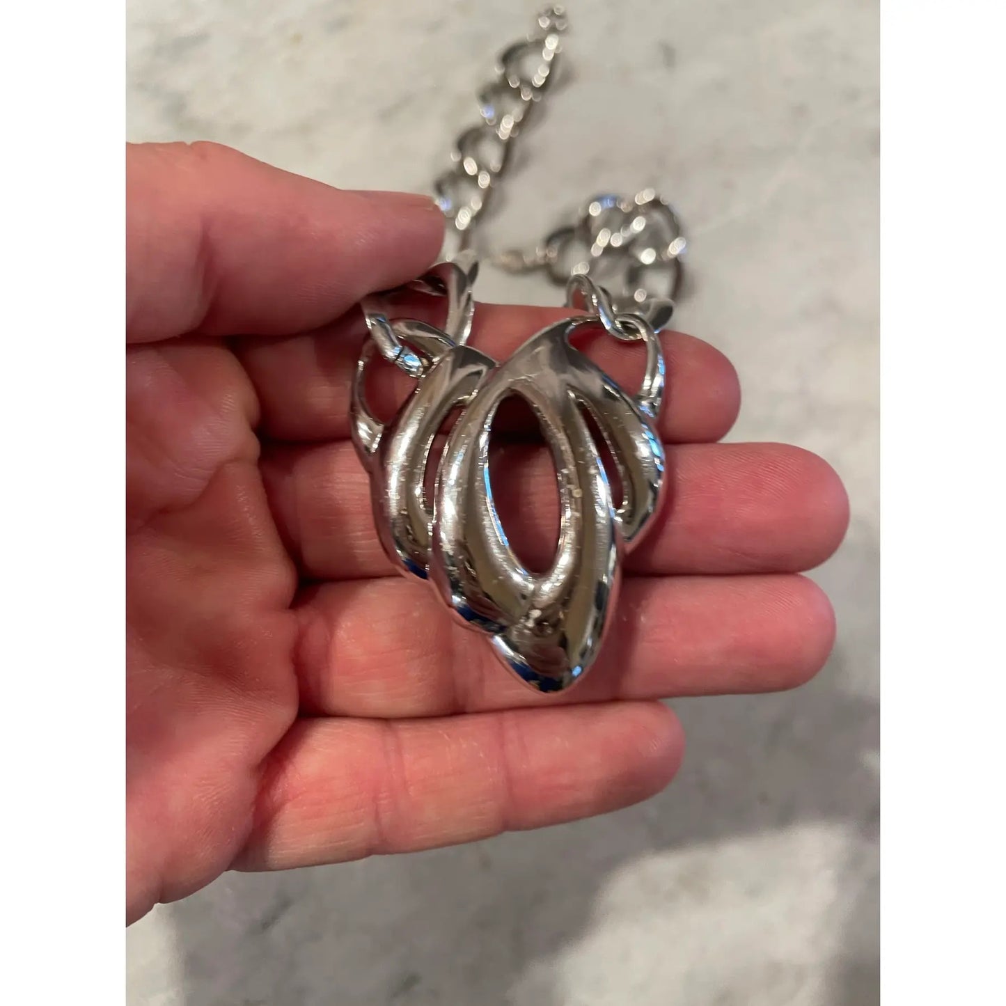 Vintage Napier Chain Pendant Necklace