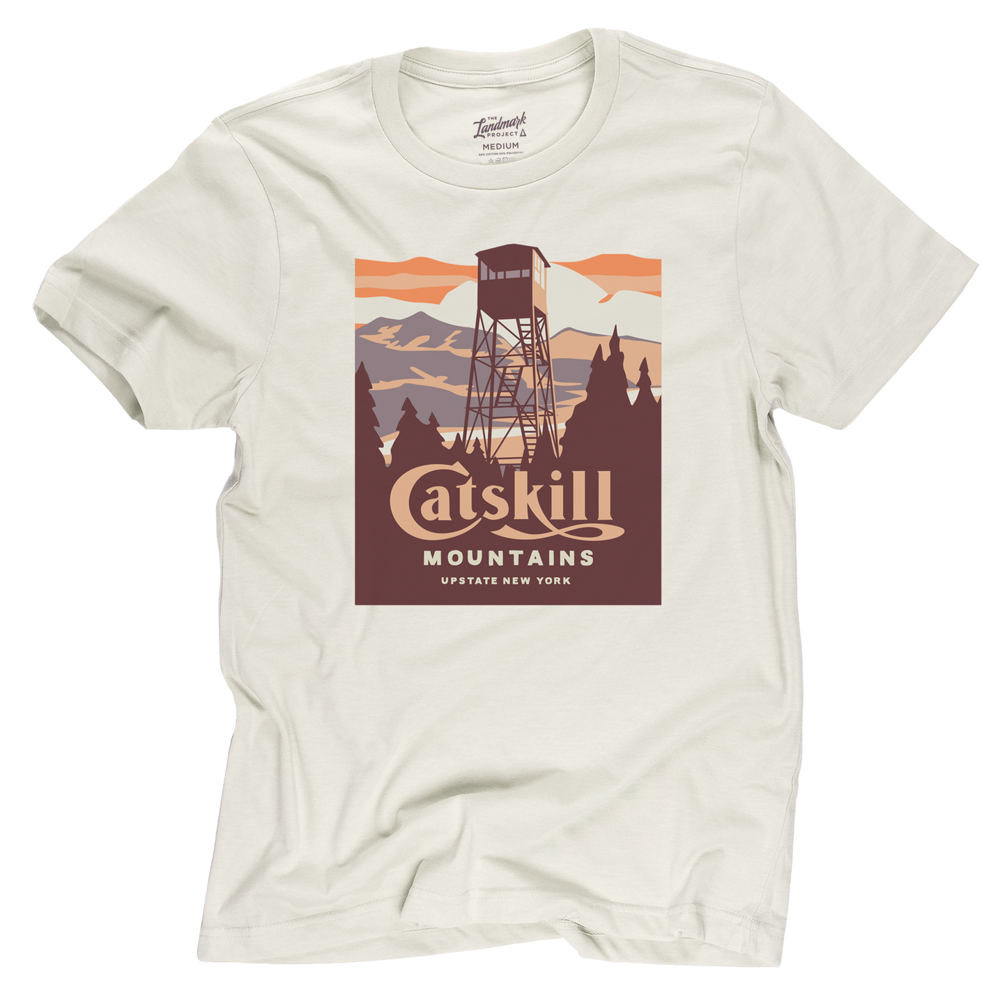 Catskill Mountains Tee: Dune