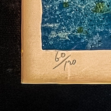 Original Touty Waterlily Lithograph