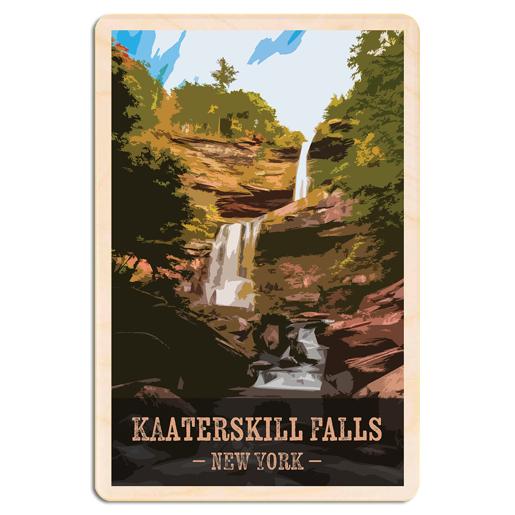 Postales de madera a medida de Catskills