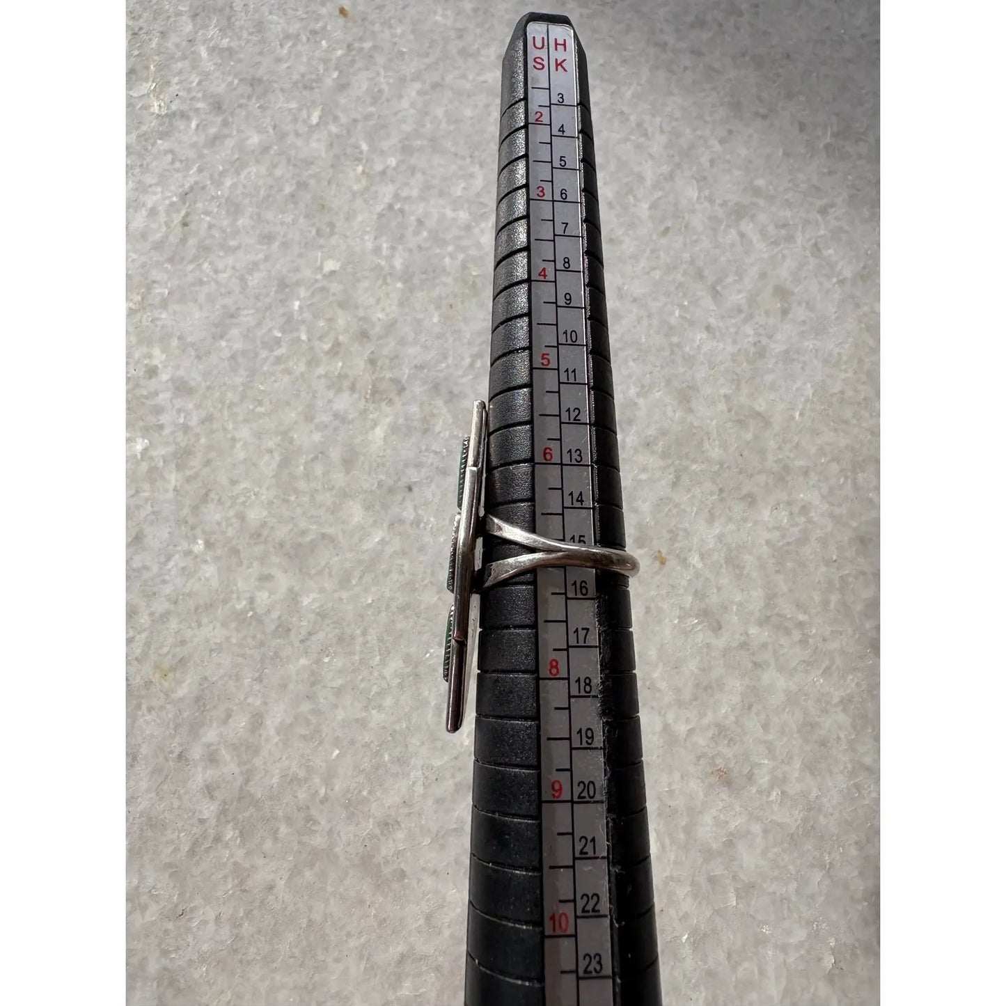 Plata de ley 925 Zuni Diseño Shadow Box, Firmado Al Pablito