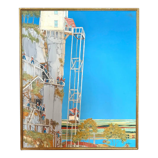 Michael Palmer Acrylic Painting on Canvas Titled Gold Miners of the Neiblung
