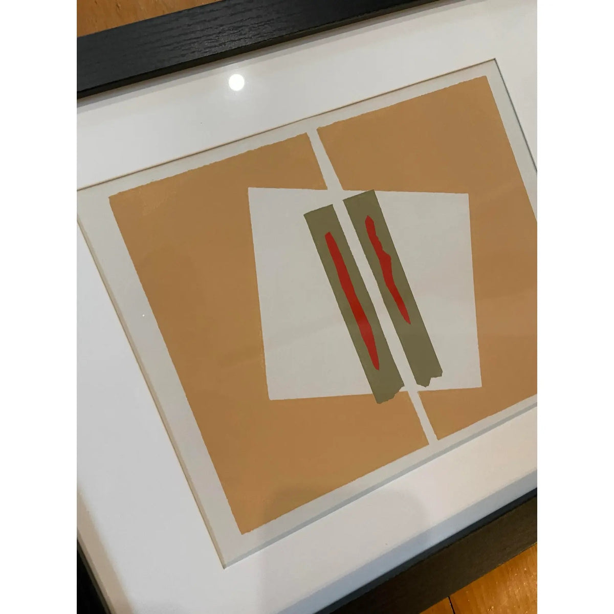 Barbara Beck, 1969 Screenprint, 15.5 x 12.5 Inches, Framed