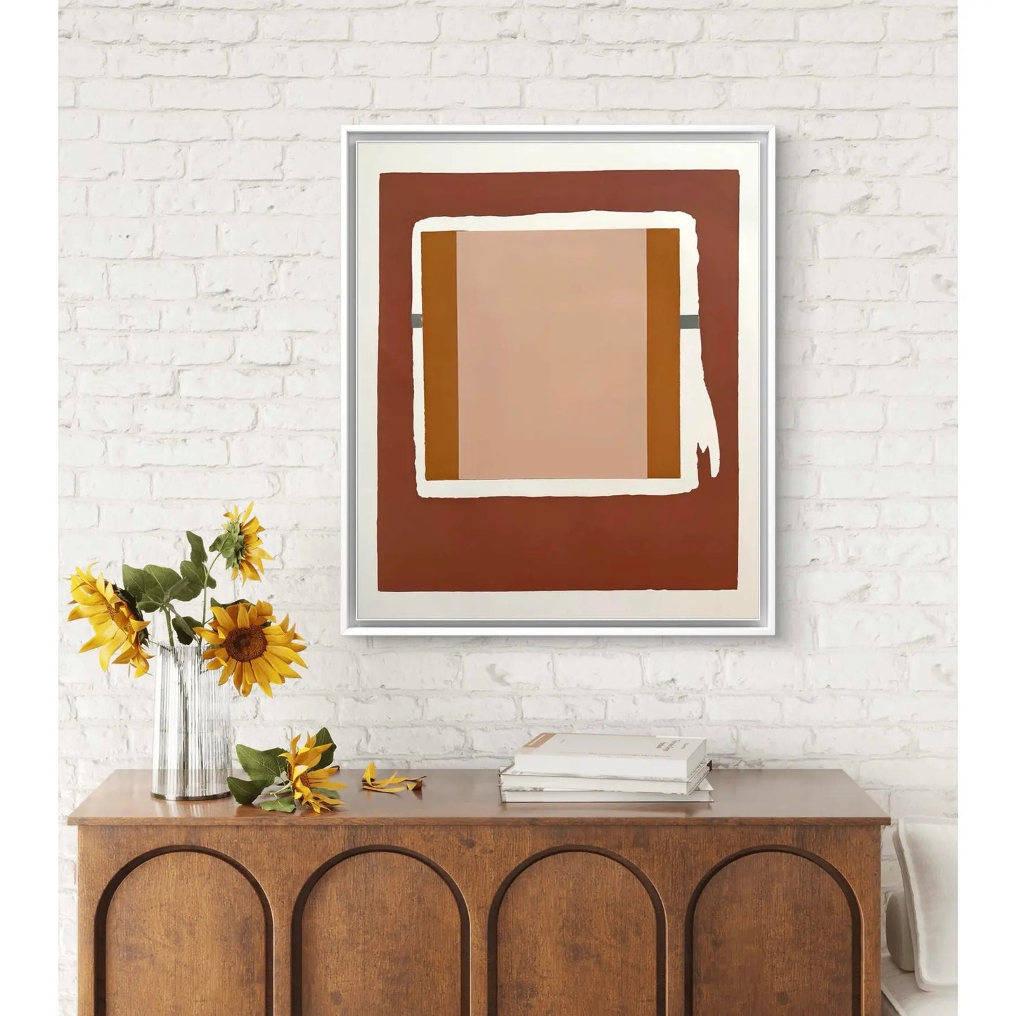 Barbara Beck 1971 Silkscreen Print on Paper, Framed