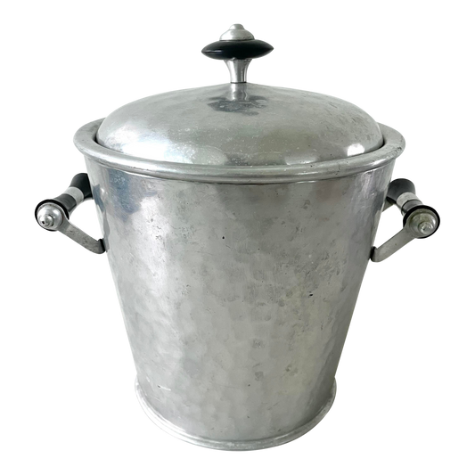 Vintage Aluminum Ice Bucket, Made in Spain