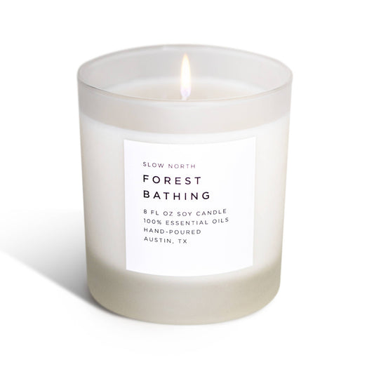 Slow North - Forest Bathing Frosted Candle