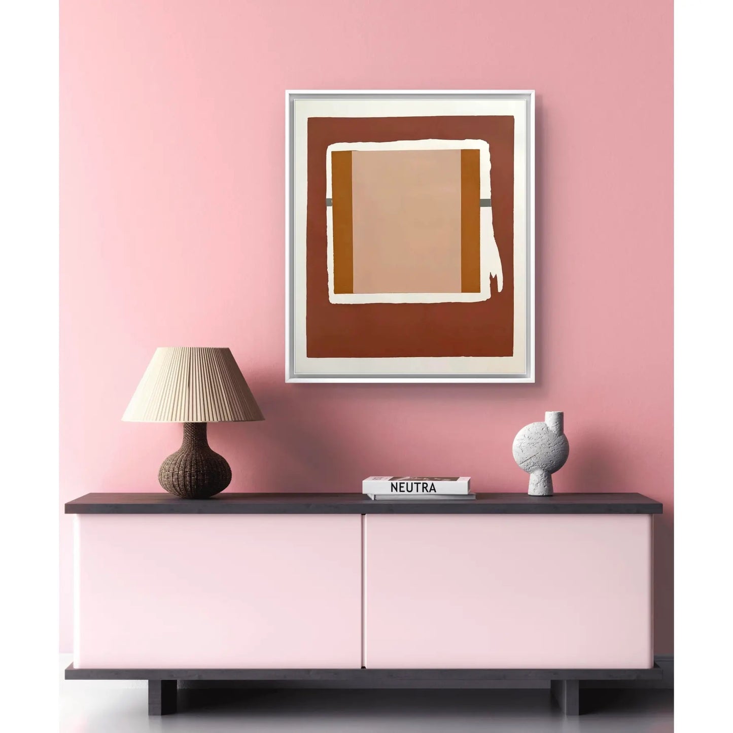 Barbara Beck 1971 Silkscreen Print on Paper, Framed