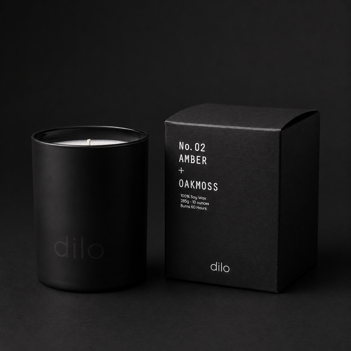 dilo - No. 02 Amber + Oakmoss Candle