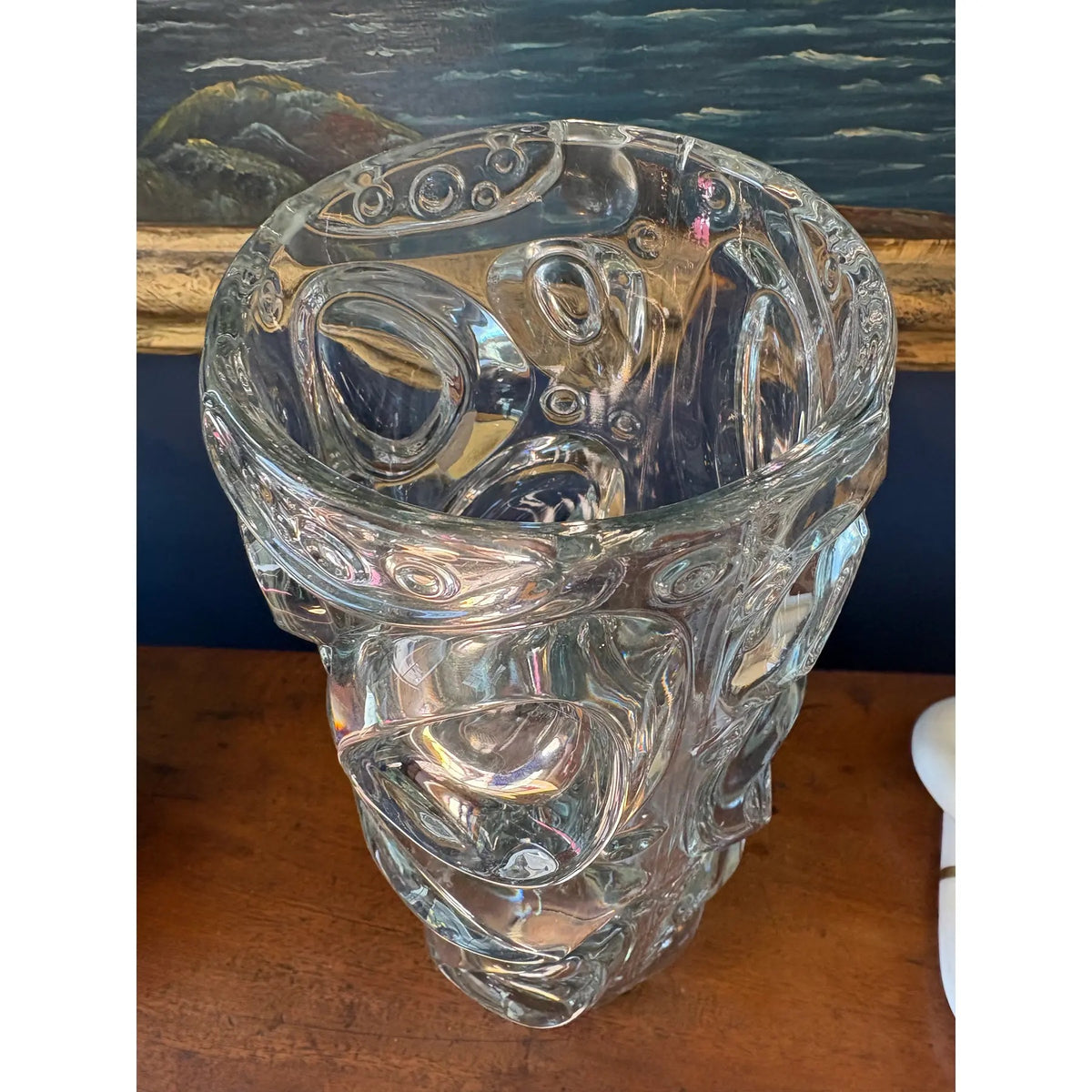 Abstract Glass Vase by Frantisek Peceny for Sklo Union, Czech Rep. 1970s