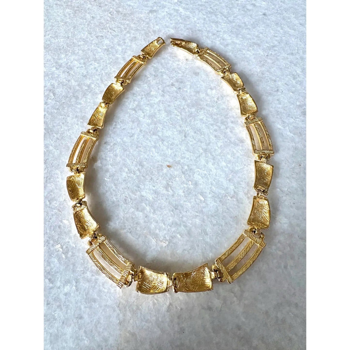 Vintage Goldtone Collar Necklace