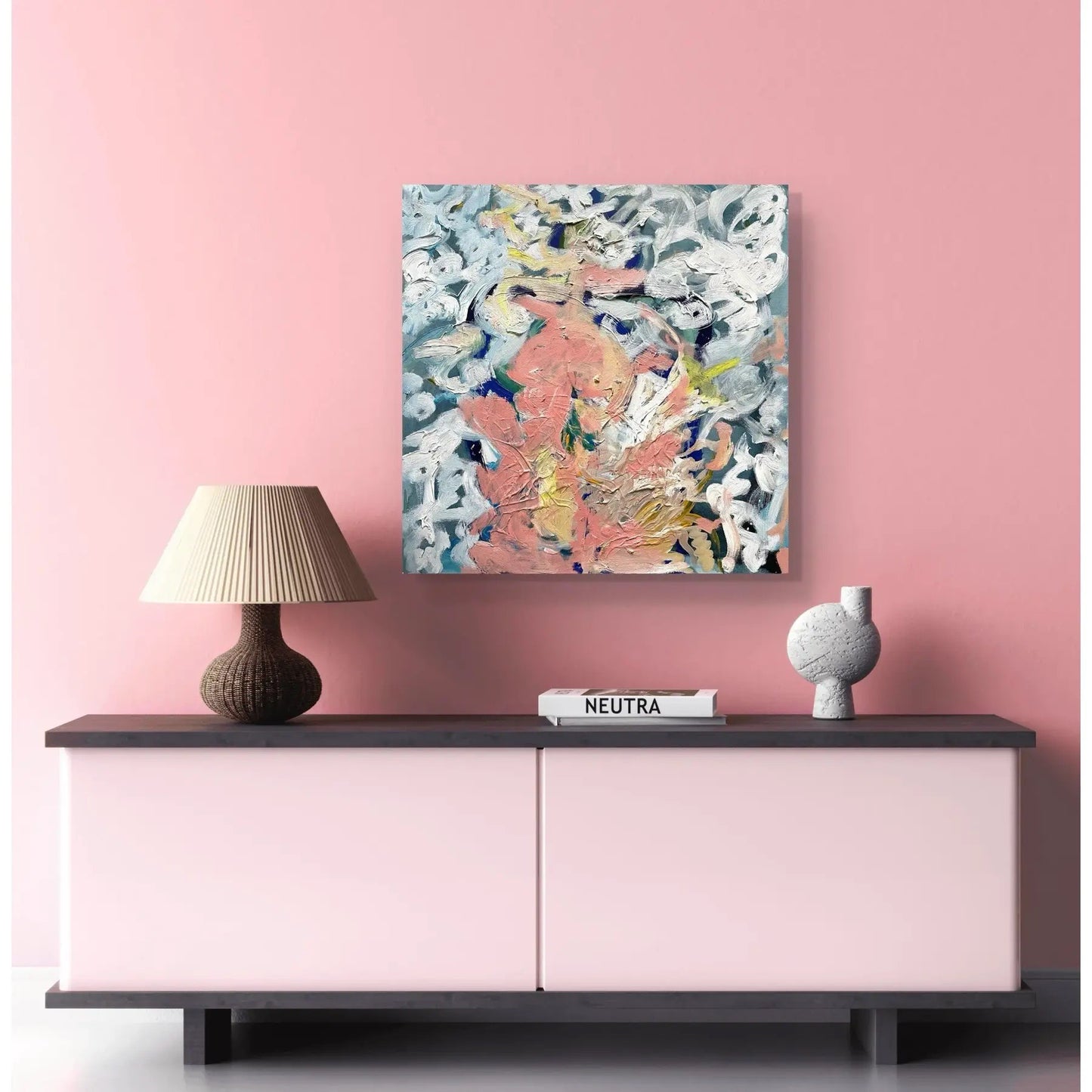 Matthew Izzo Oil Painting on Canvas, Titled Listening