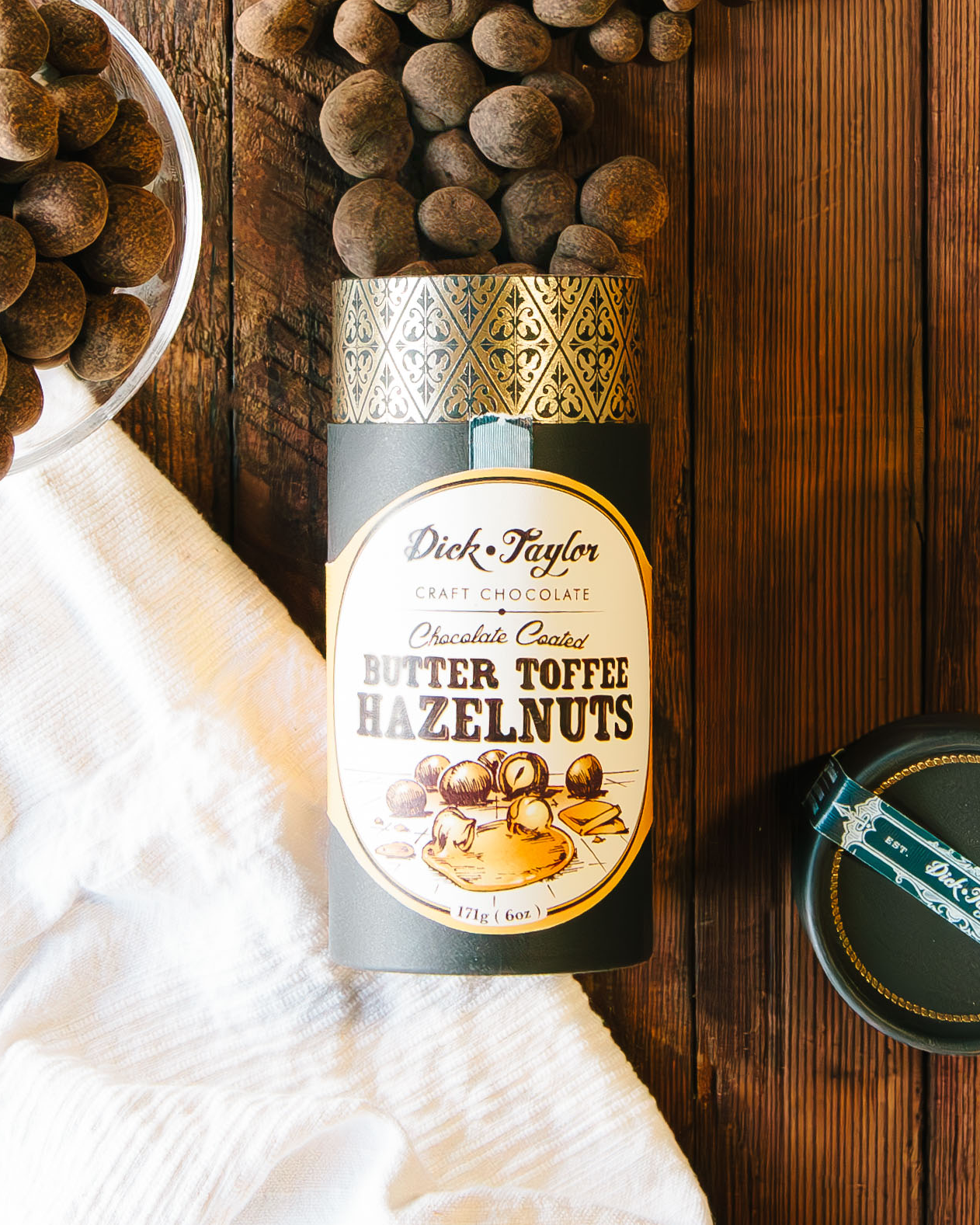Dick Taylor - Chocolate Coated Butter Toffee Hazelnuts