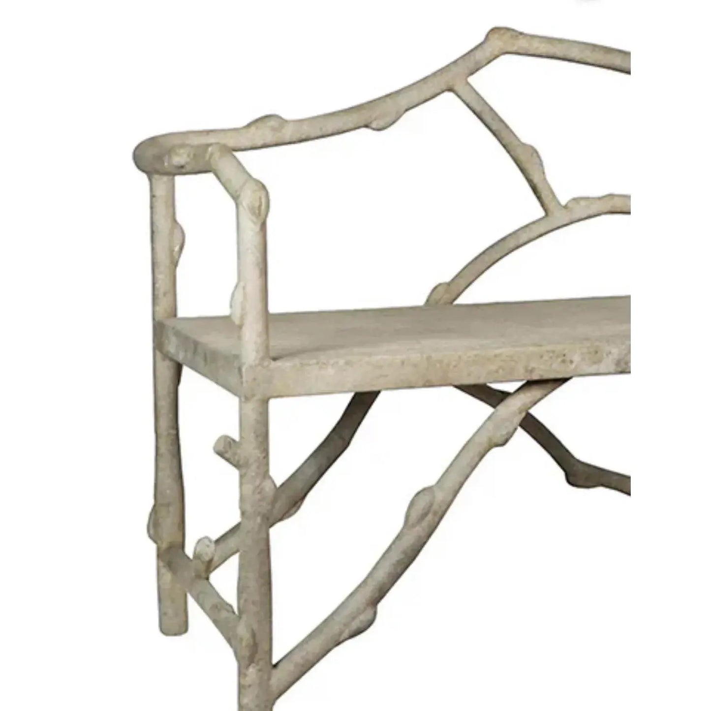 Metal Branch Garden Bench, By Matthew Izzo Home