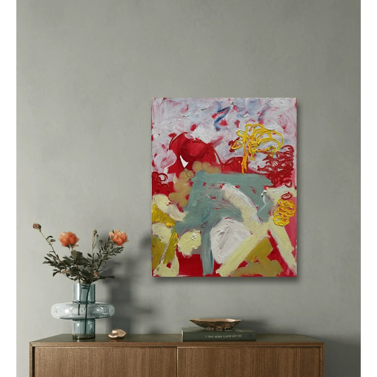 Matthew Izzo Abstract Oil Painting on Canvas 16" X 20"