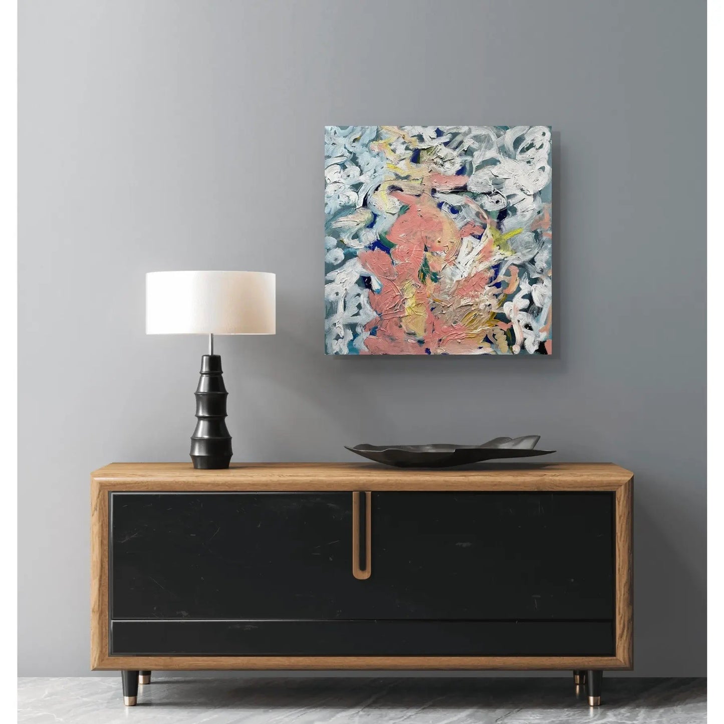 Matthew Izzo Oil Painting on Canvas, Titled Listening