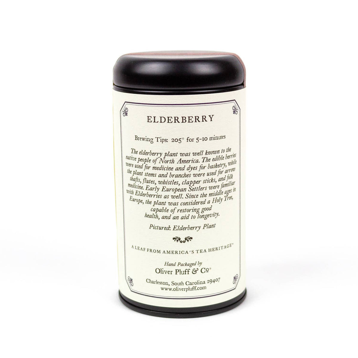 Oliver Pluff & Company - Elderberry - 20 Teabags in Signature Tea Tin