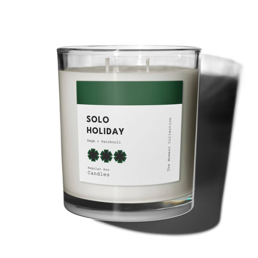 Regular Ass Candles - Solo Holiday, Sage + Patchouli 11oz Luxury Candle