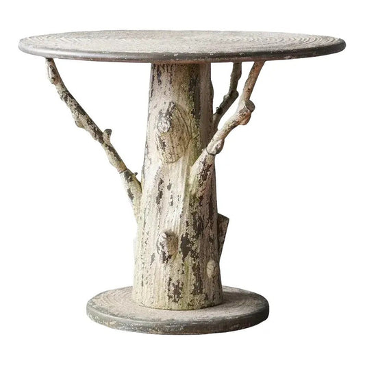 Matthew Izzo Home France Faux Bois Garden Tree Table