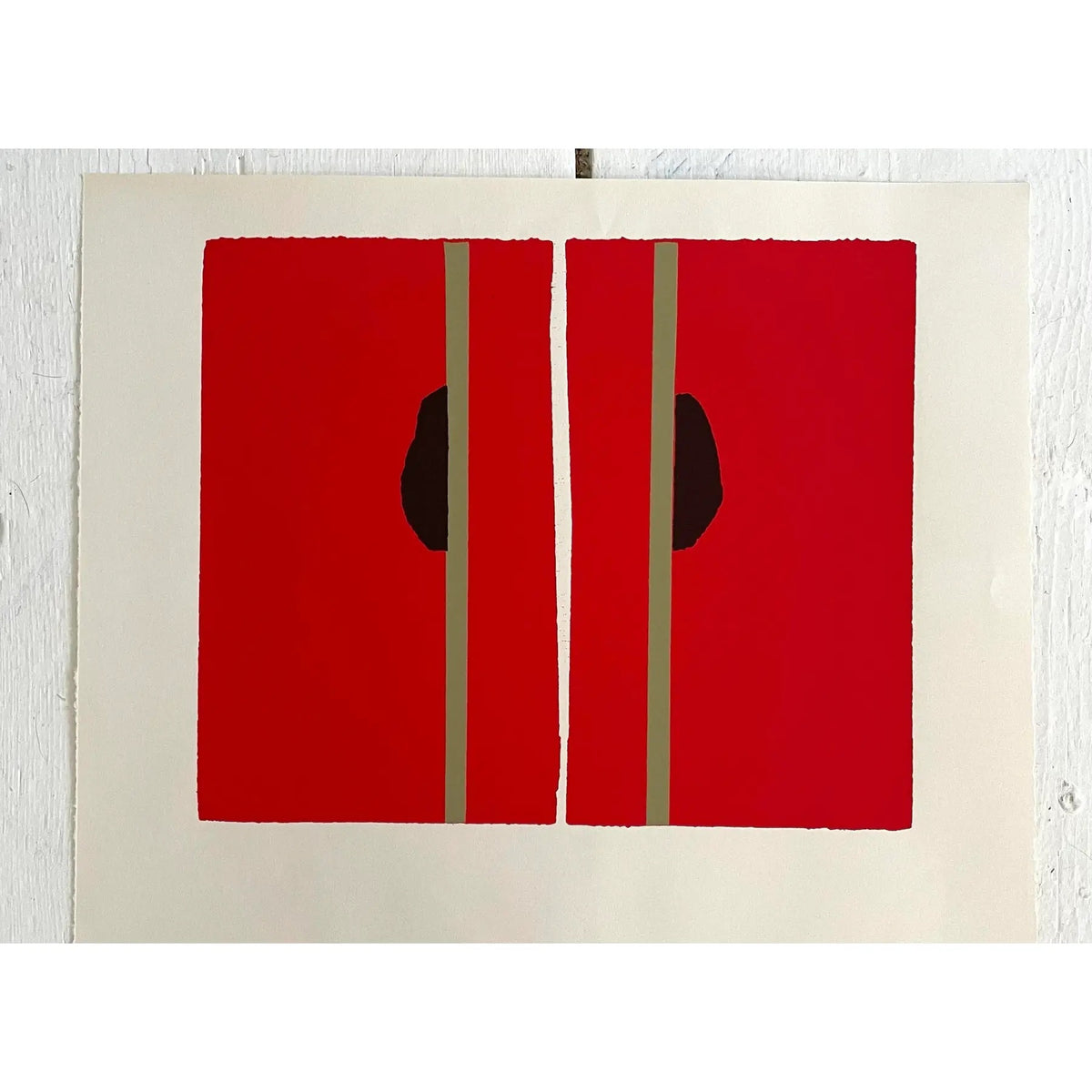 Barbara Beck 1969 Silkscreen Print Edition of 20