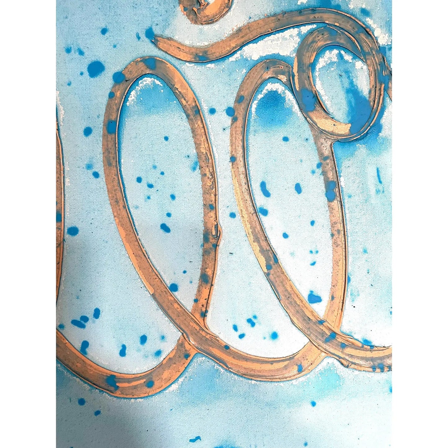 Matthew Izzo Framed Abstract Painting - Acrylic Paint on Canvas (2021)