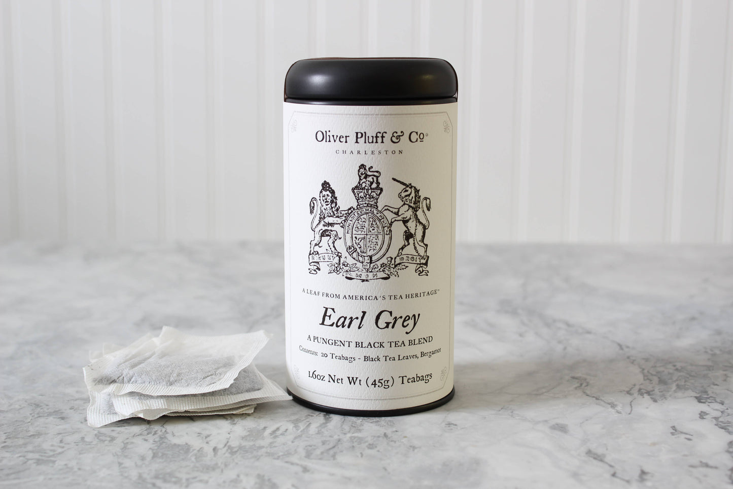 Oliver Pluff - Earl Grey -  20 Teabags in Signature Tea Tin