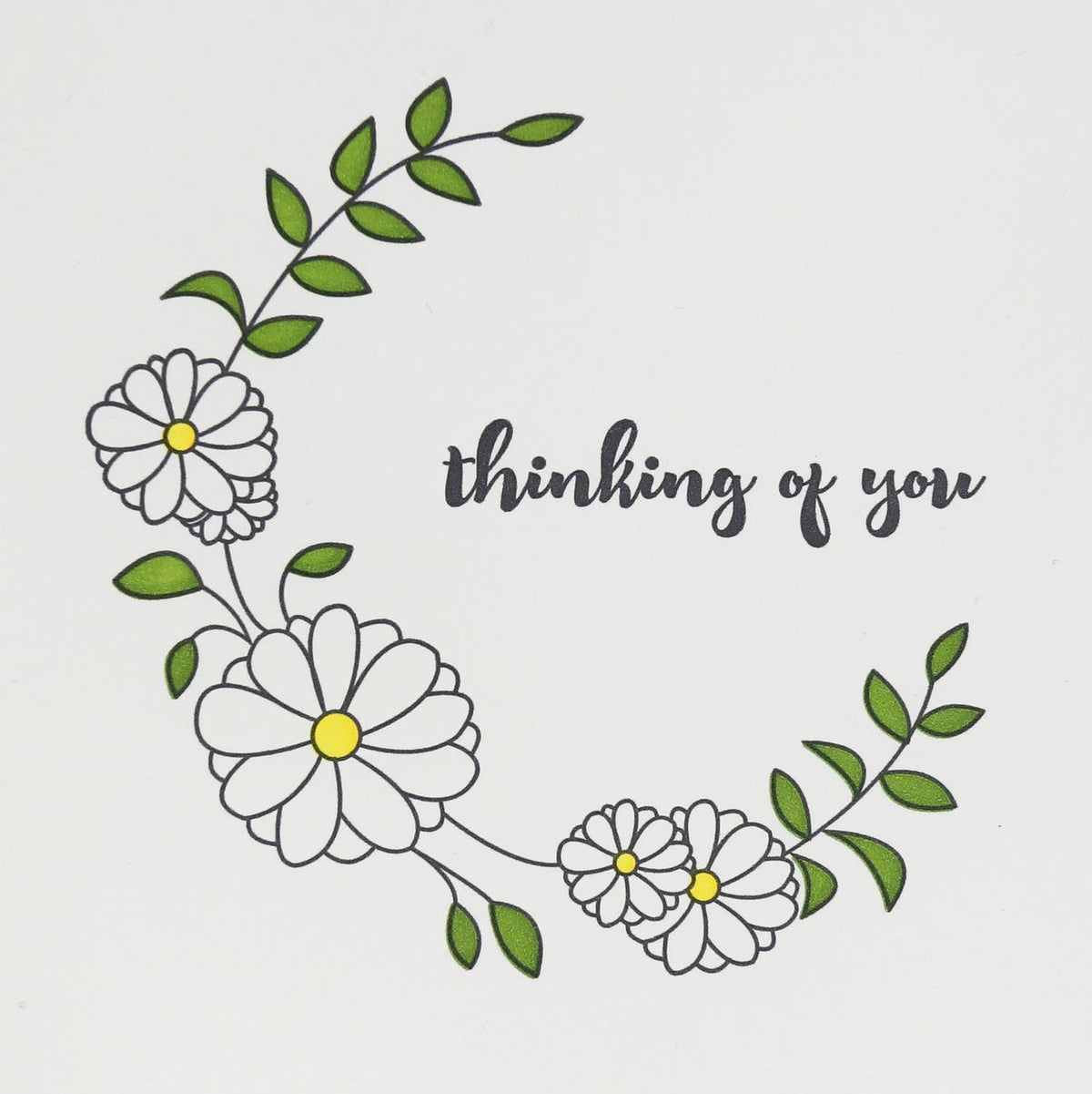 AQBF - Thinking of You - Letterpress Everyday Card