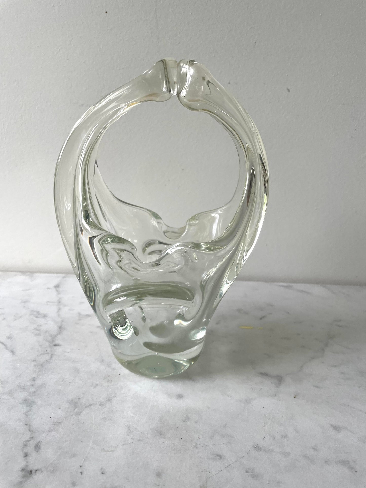 Cenicero de cristal de Murano vintage de mediados de siglo