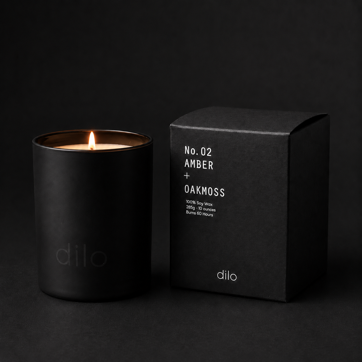 dilo - No. 02 Amber + Oakmoss Candle